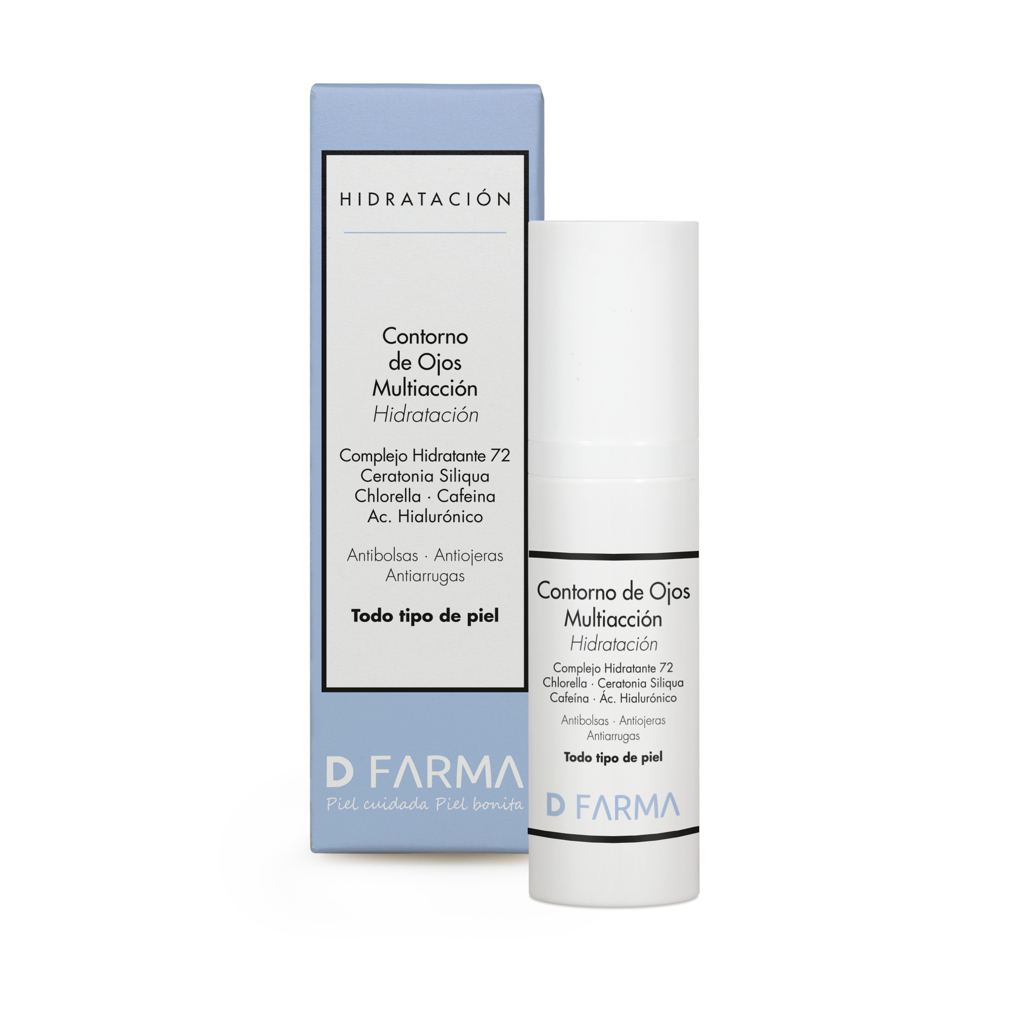 D Farma Hydra Contorno de ojos hidratante multiacción 15 ml